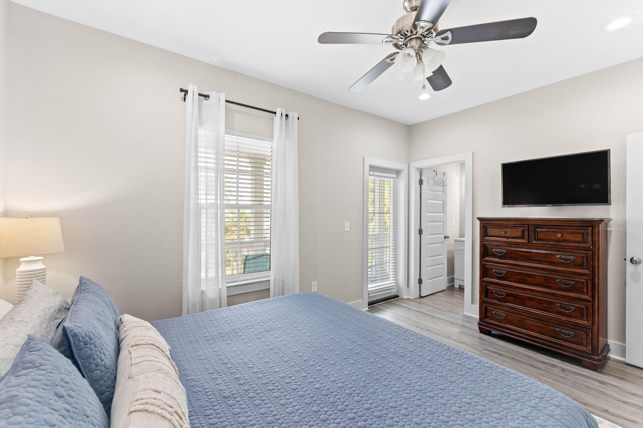 22 Mobile Street Miramar Beach, FL 32550 - Photo 28 of 55 a living room with furniture and a flat screen tv
