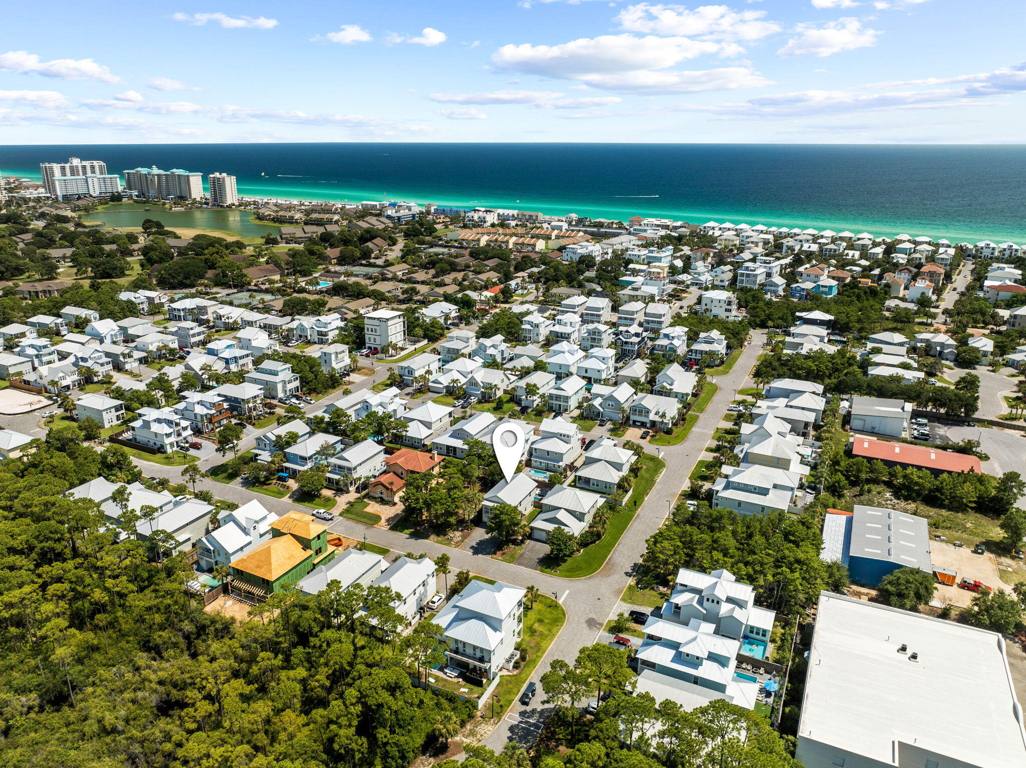 22 Mobile Street Miramar Beach, FL 32550 - Photo 4 of 55 an aerial view of residential building with parking space