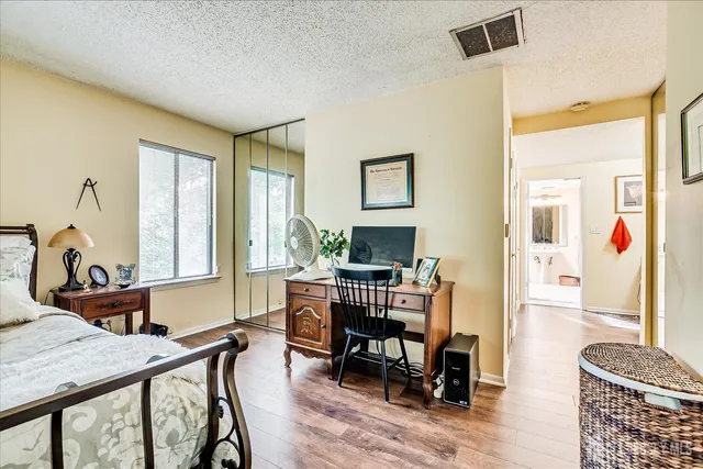 a view of a livingroom with furniture and window