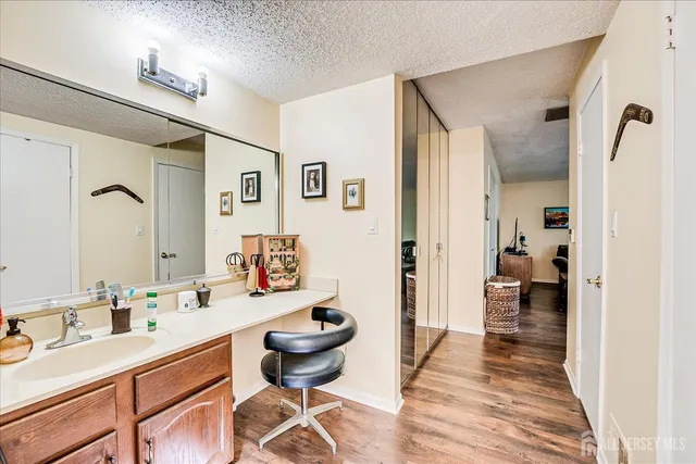 a very nice looking room with a wooden floor