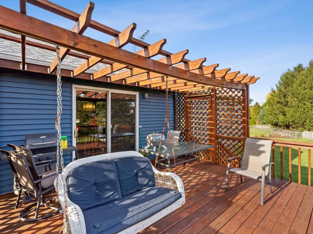 a view of outdoor seating