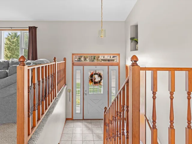 a view of front door