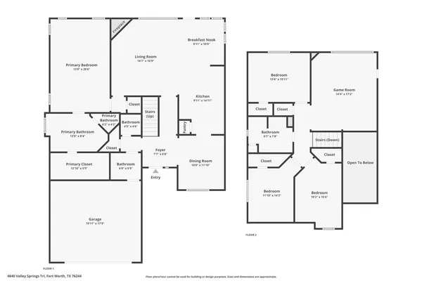 $369,999 | 4840 Valley Springs Trail, Fort Worth, TX 76244