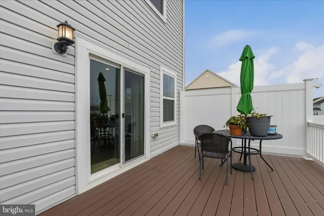 a view of a chairs in a balcony