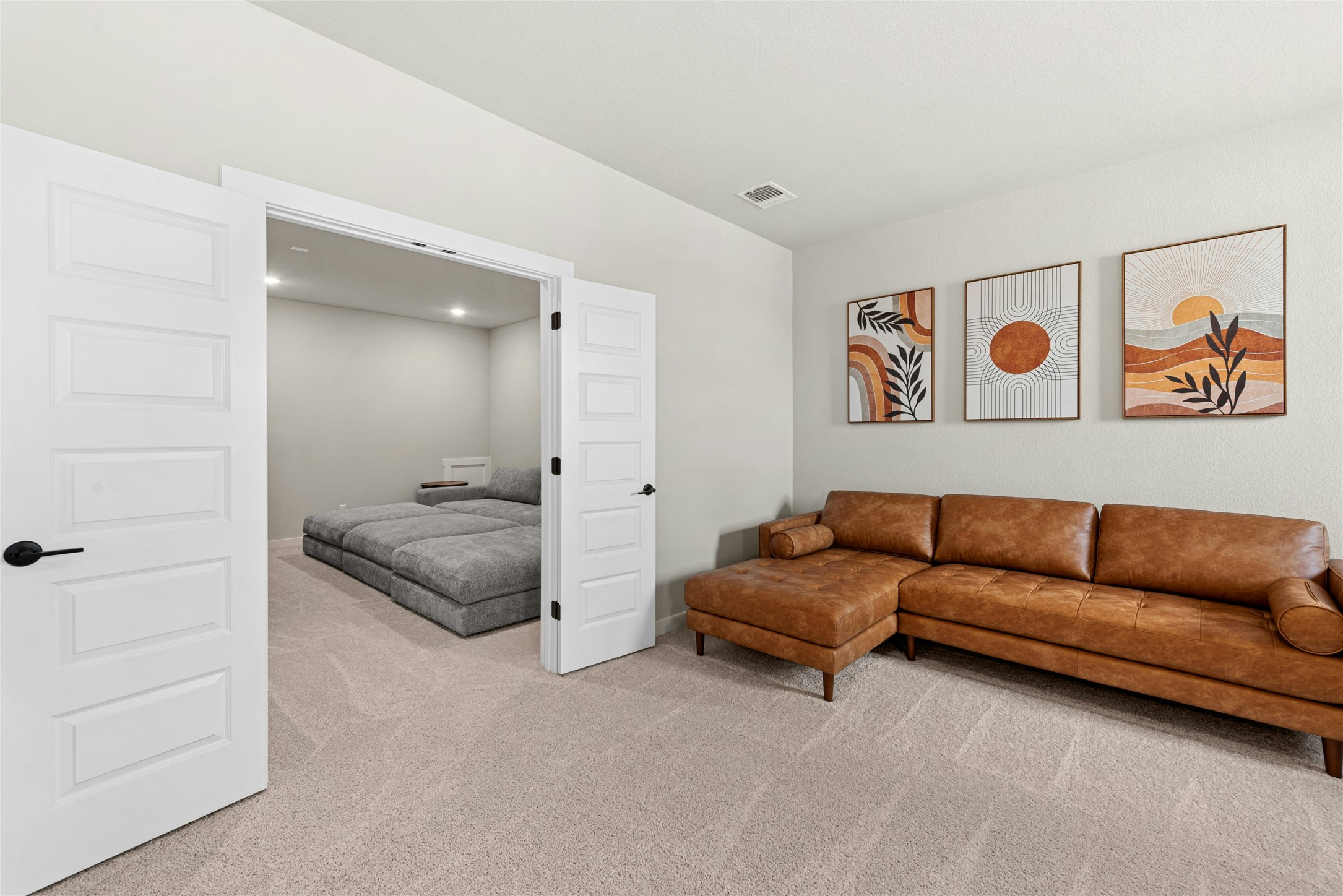 16213 Smithers Road Manor, TX 78653 - Photo 21 of 37 Living area with light colored carpet and baseboards