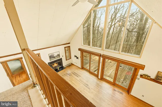 a view of an empty room