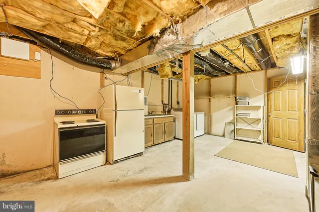 a view of a storage & utility room