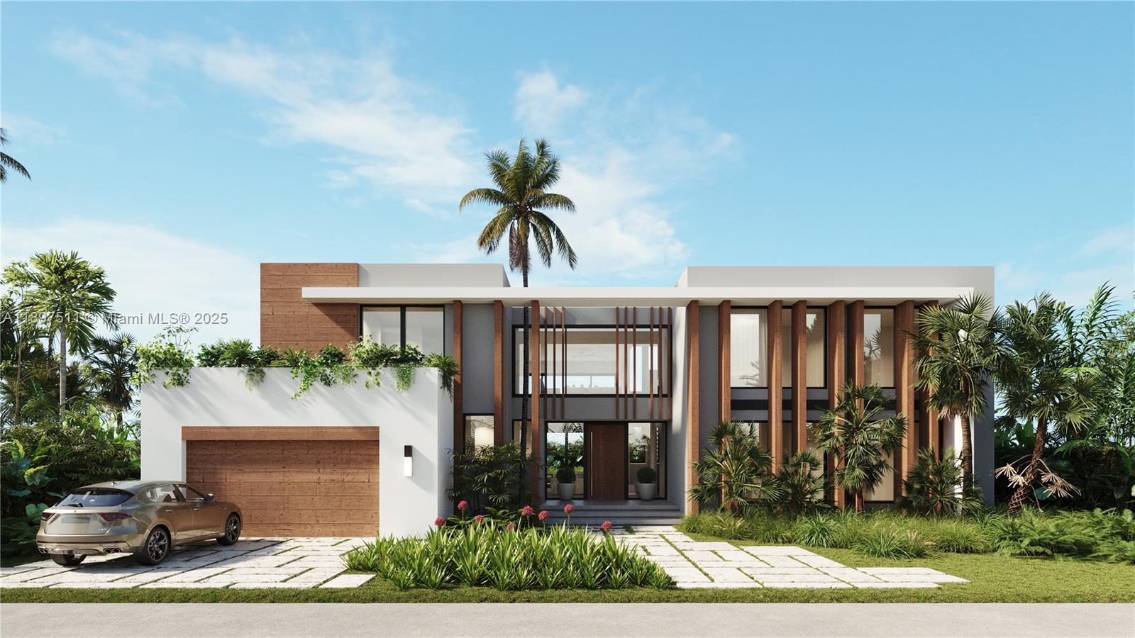 8835 Froude Avenue Surfside, FL 33154 - Photo 12 of 13 a front view of a house with garden