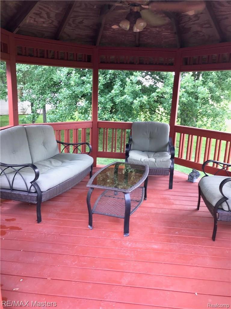 1939 East Sigler Road Carleton, MI 48117 - Photo 15 of 52 Gazebo off of deck to enjoy those beautiful summer nights