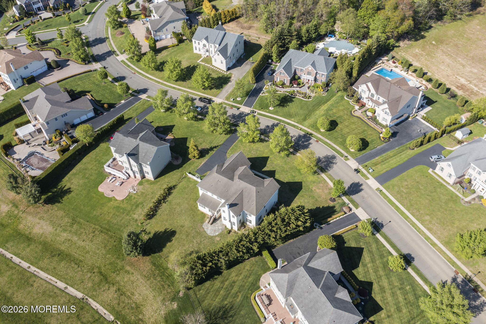 10 Rockingham Court Manalapan, NJ 07726 - Photo 83 of 91 an aerial view of a residential houses with outdoor space