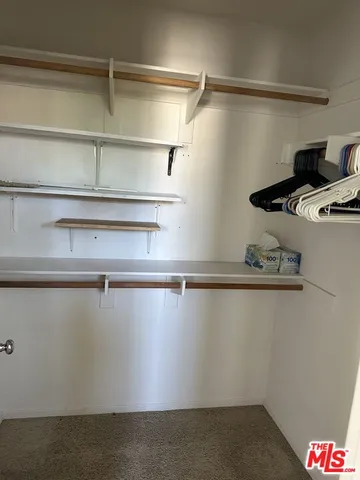 a close view of closet