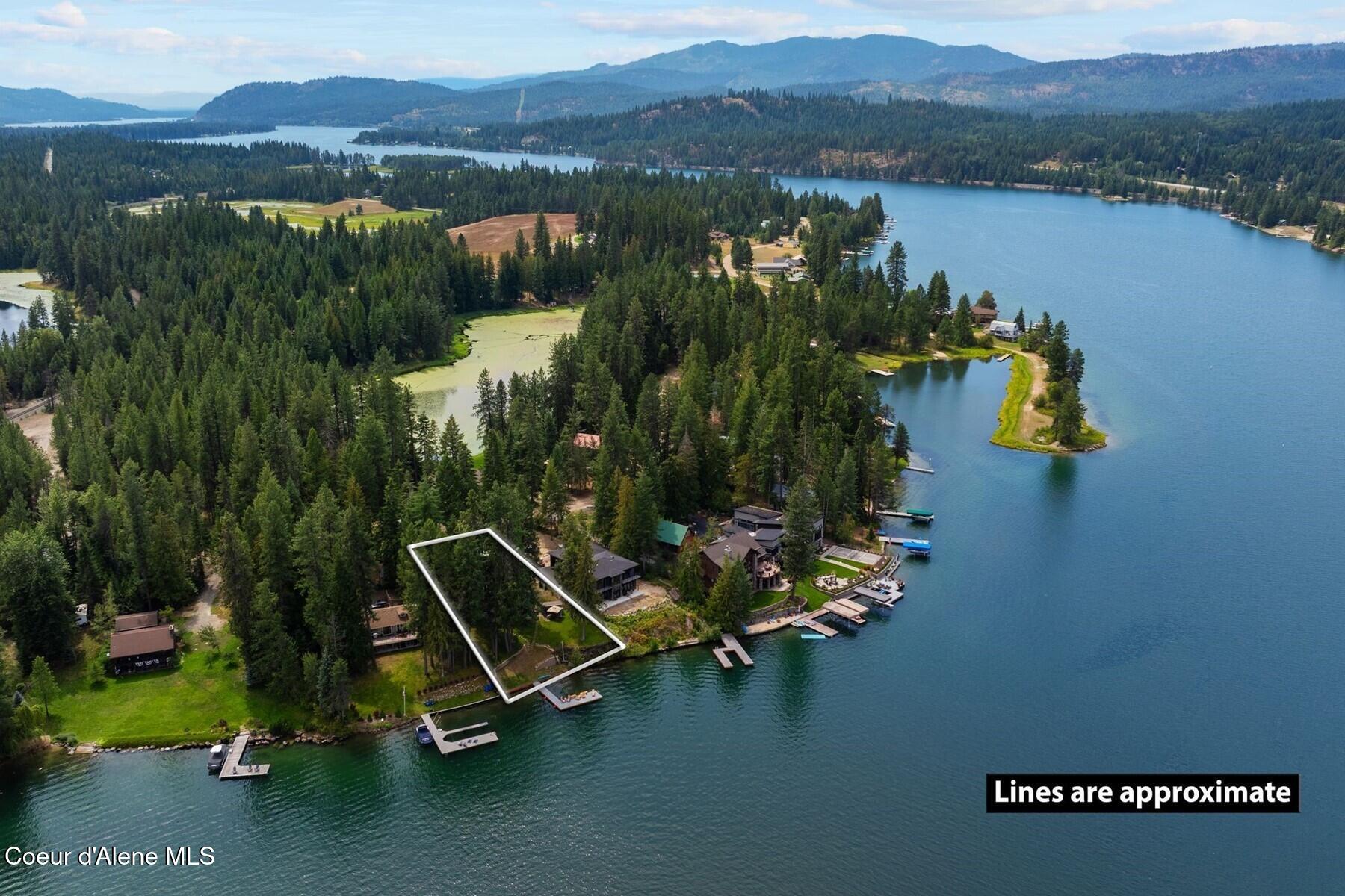2255 Gypsy Bay Road Sagle, ID 83860 - Photo 5 of 50 Aerial of river and lake