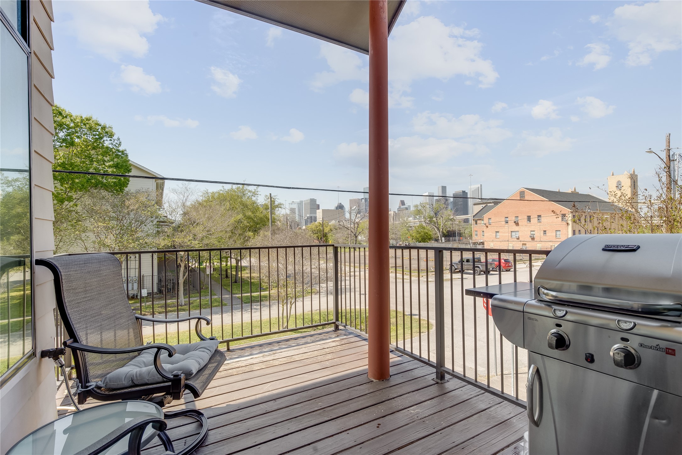 2205 Bastrop Street Houston, TX 77003 - Photo 9 of 31 a view of a balcony with wooden floor