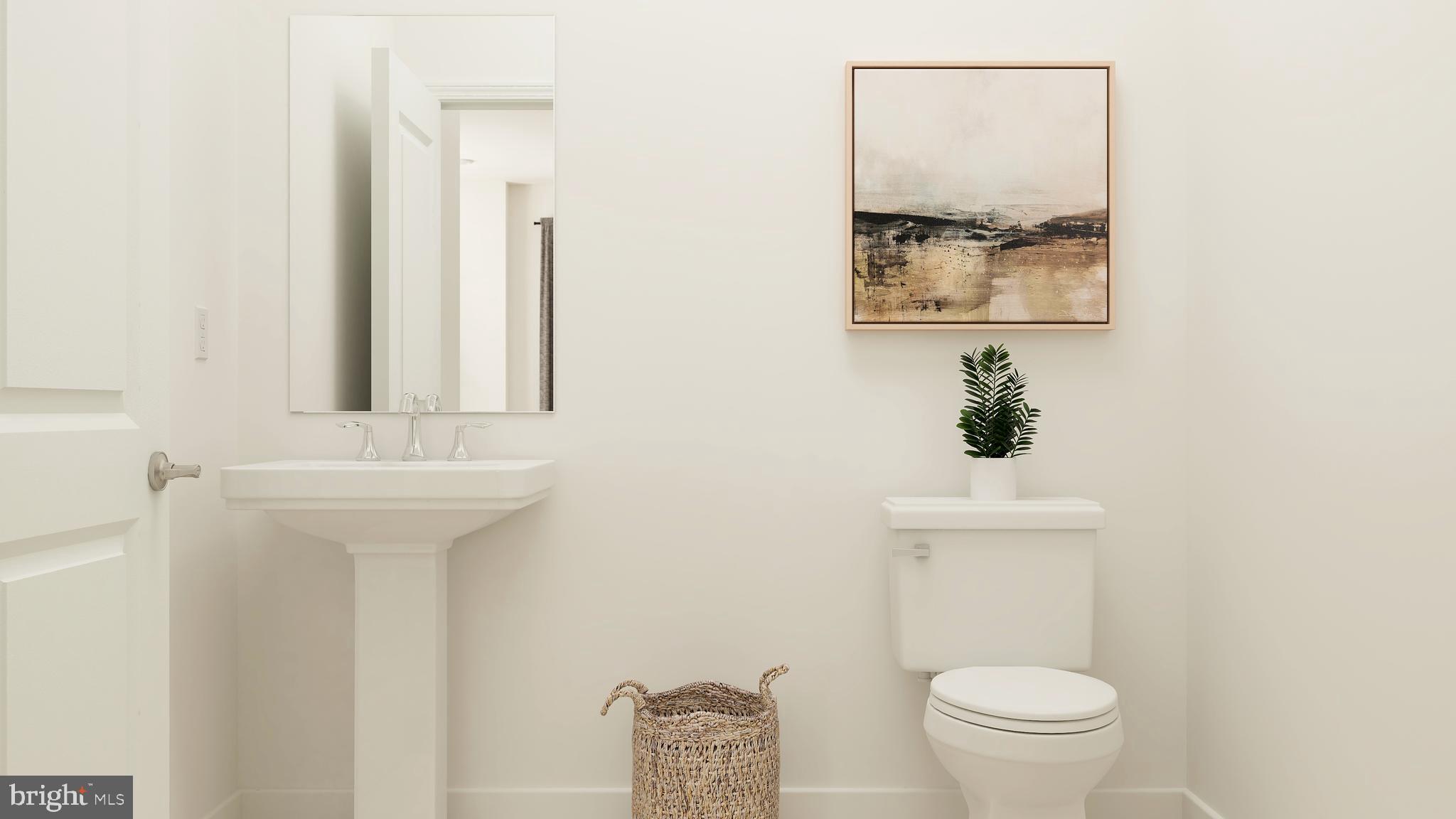 45 Bennet Fld Way Robbinsville, NJ 08691 - Photo 8 of 23 a bathroom with a toilet sink and mirror