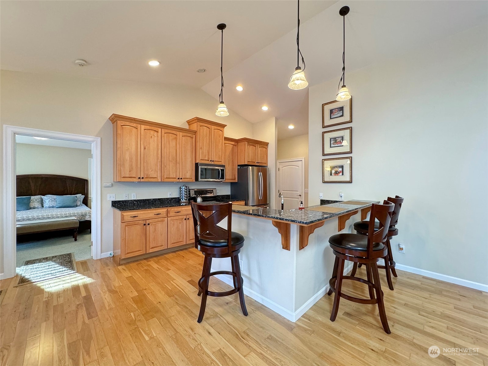 359 Dungeness Meadows Sequim, WA 98382 - Photo 7 of 37 a view of a room with furniture and wooden floor