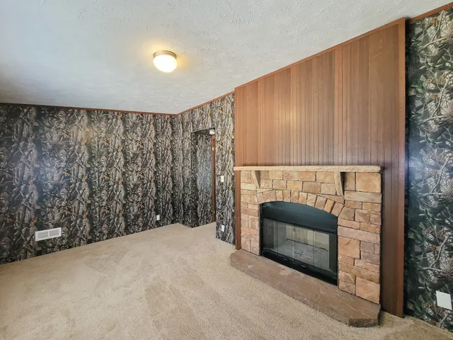 a view of a wooden deck