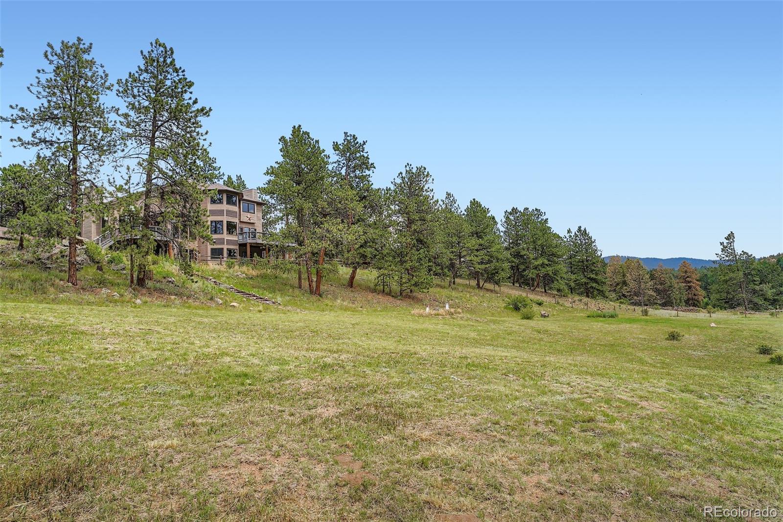 13342 Douglass Ranch Drive Pine, CO 80470 - Photo 30 of 31 a view of a field with trees in the background
