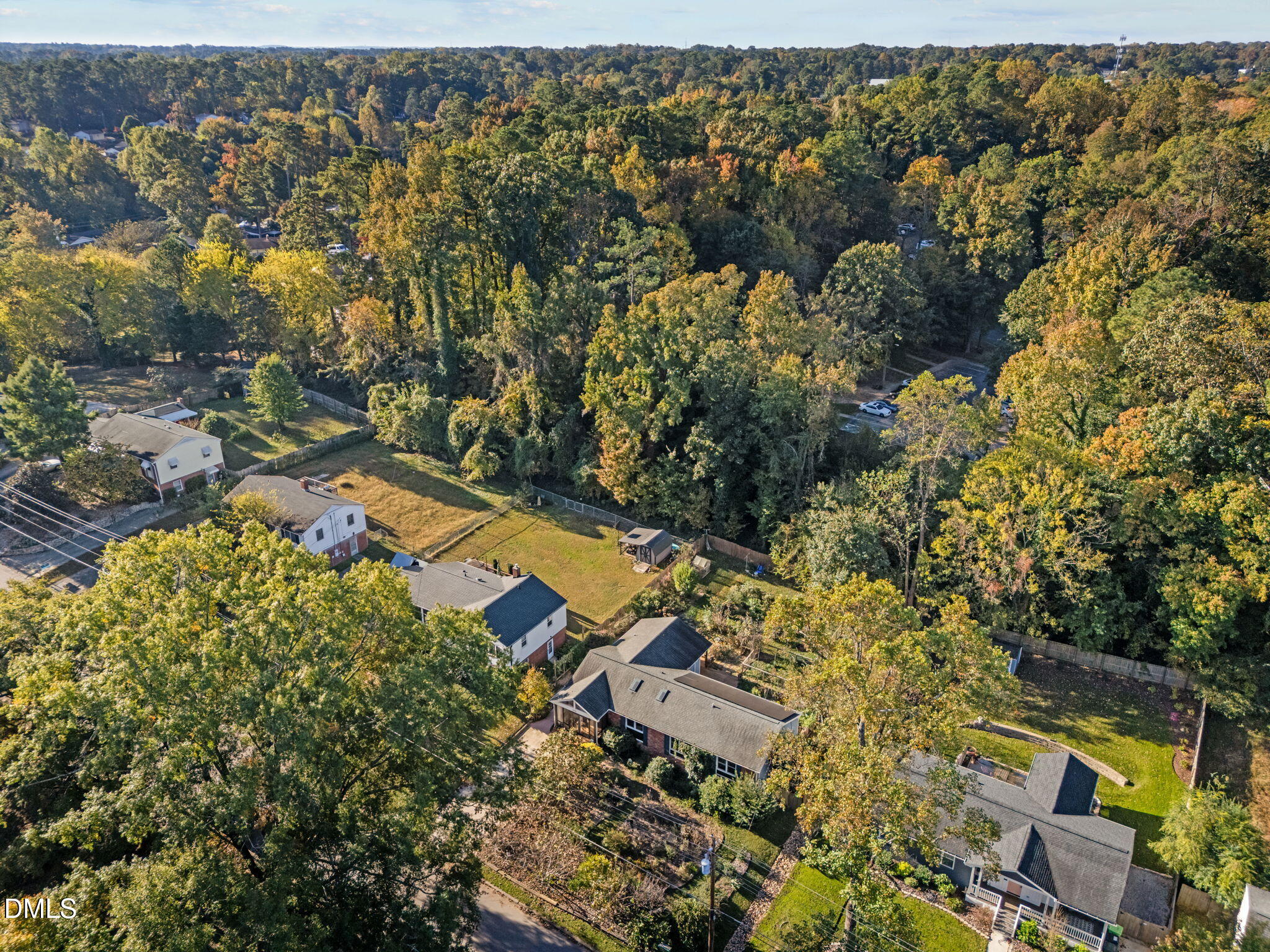 2231 Rumson Road Raleigh, NC 27610 - Photo 44 of 45 an aerial view of residential house with outdoor space