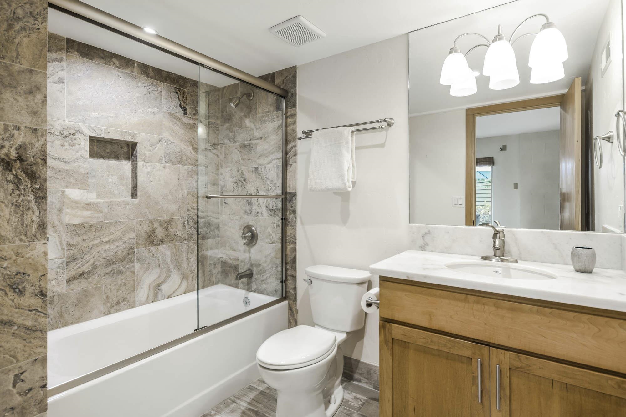 375 Ellis Road Homewood, CA 96141 - Photo 11 of 21 a bathroom with a sink toilet and shower