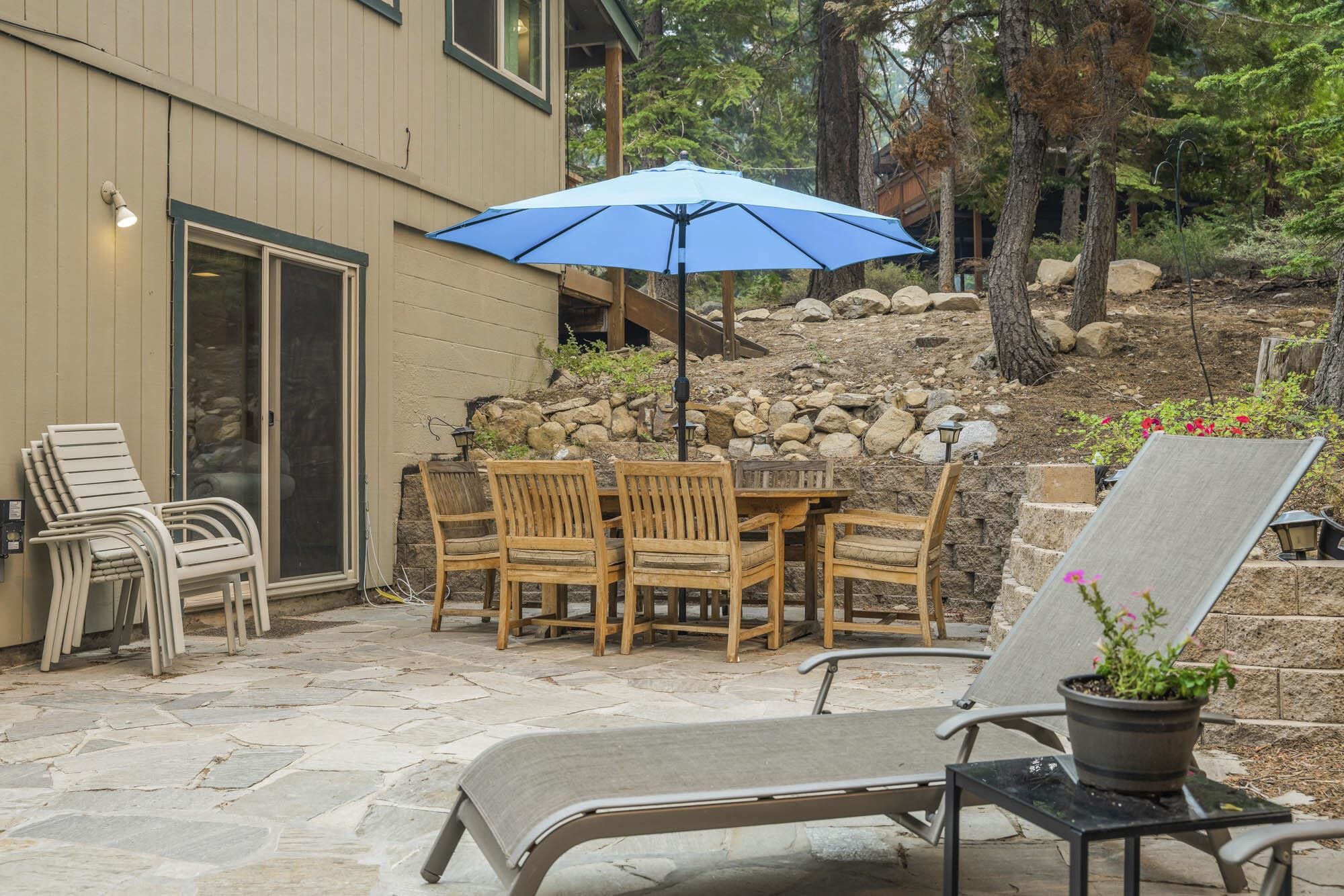 375 Ellis Road Homewood, CA 96141 - Photo 15 of 21 a view of a chairs and table in the patio
