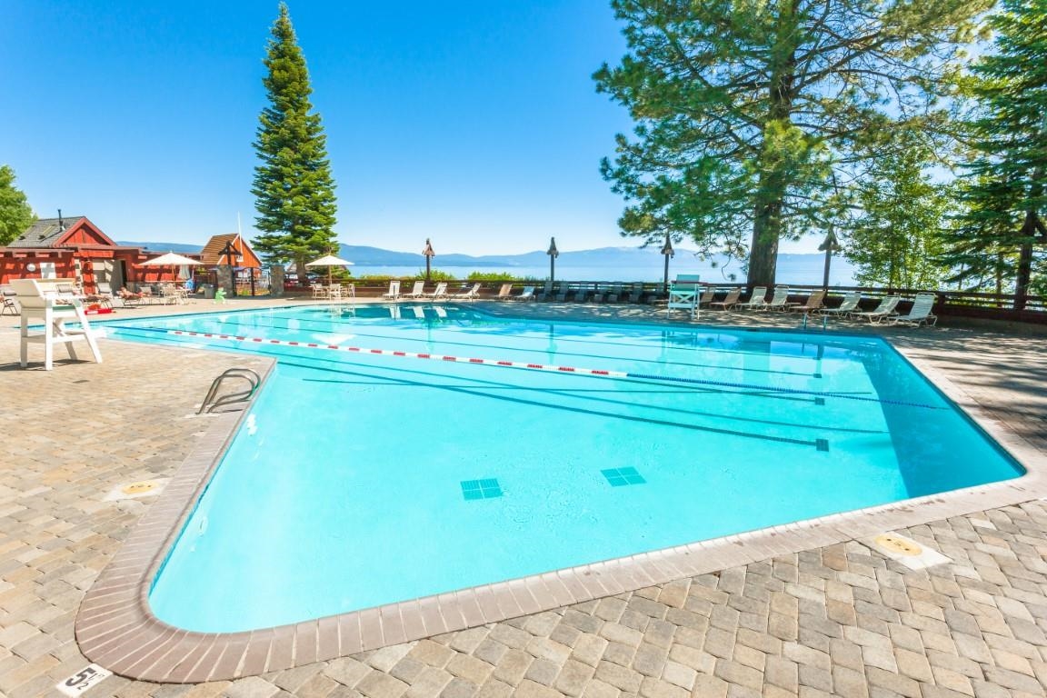 375 Ellis Road Homewood, CA 96141 - Photo 20 of 21 a view of a swimming pool with a yard