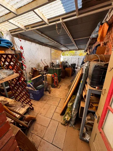 a outdoor space with sitting area