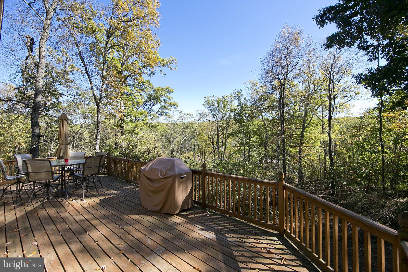 496 Audubon Road Hedgesville, WV 25427 - Photo 21 of 30 a view of balcony with furniture and trees