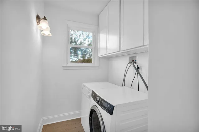 a view of a kitchen and utility room