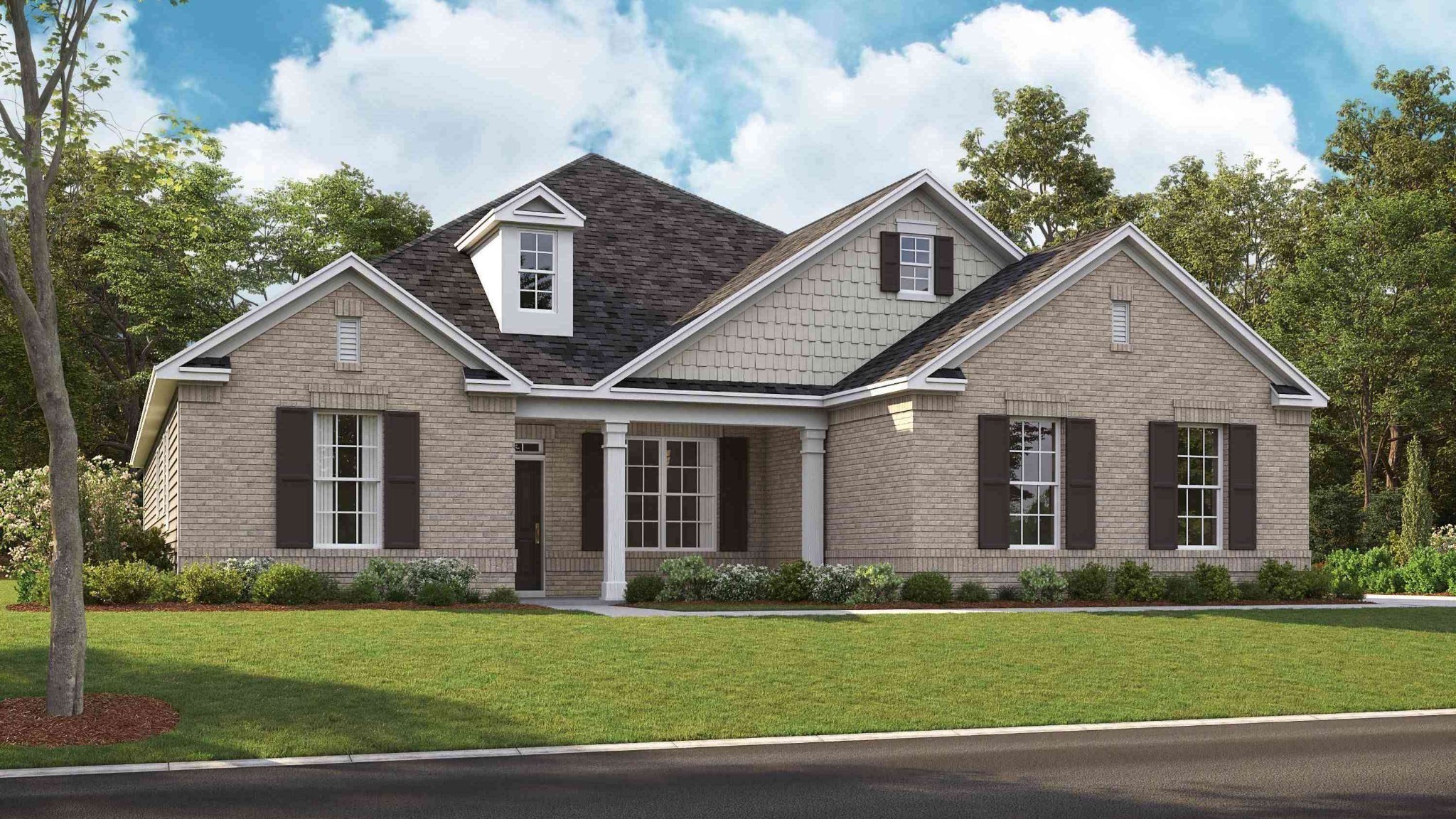 329 Harvest Point Boulevard Spring Hill, TN 37174 - Photo 2 of 45 a front view of a house with a yard