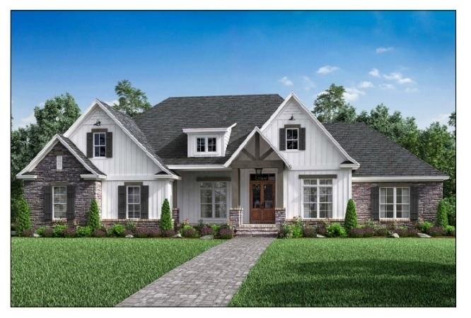 176 Vaughn Lane Calera, OK 74730 - Photo 1 of 21 a front view of a house with a yard