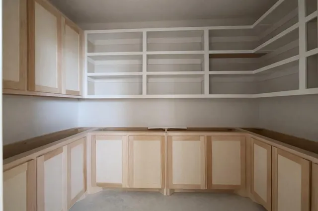 a view of cabinets