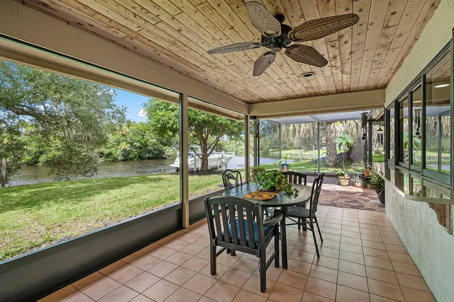 a view of an outdoor space and a yard