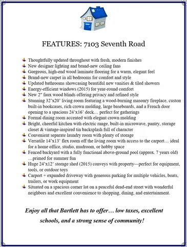 $339,900 | 7103 7th Road, Bartlett, TN 38135