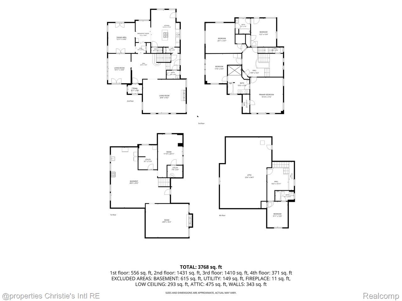 3205 Sherbourne Road Detroit, MI 48221 - Photo 77 of 81 Floor plan