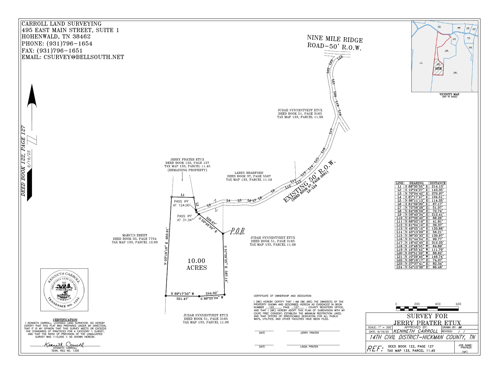 0 Nine 9 Mile Ridge Road Duck River, TN 38454 - Photo 5 of 8 a black and white photo of a picture