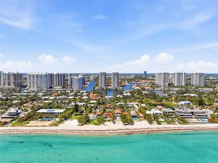 a view of a city with ocean