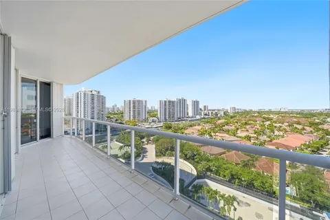 a view of a city with tall buildings