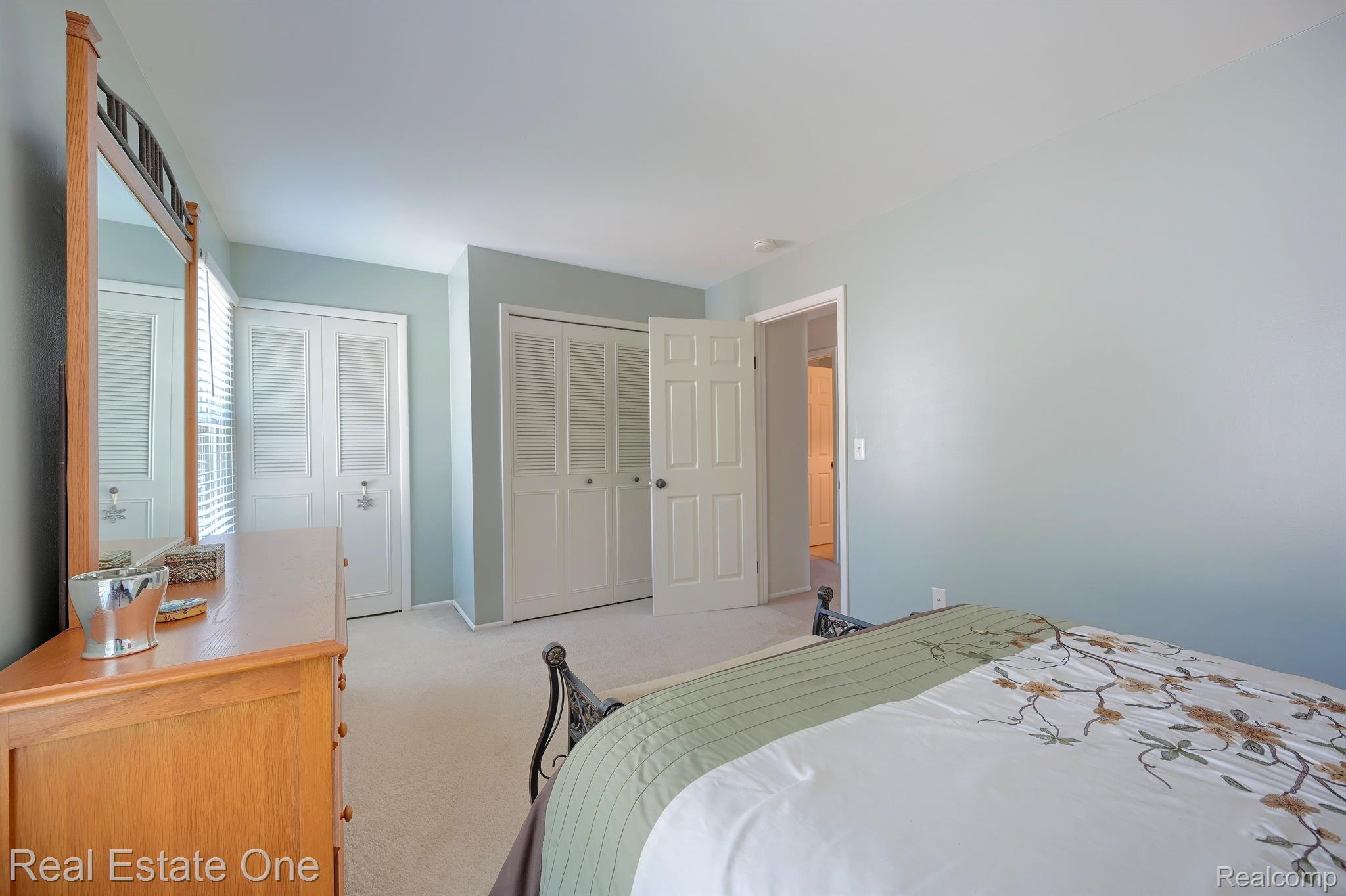 284 1st Street Rochester, MI 48307 - Photo 12 of 29 Double Closets in Primary Bedroom