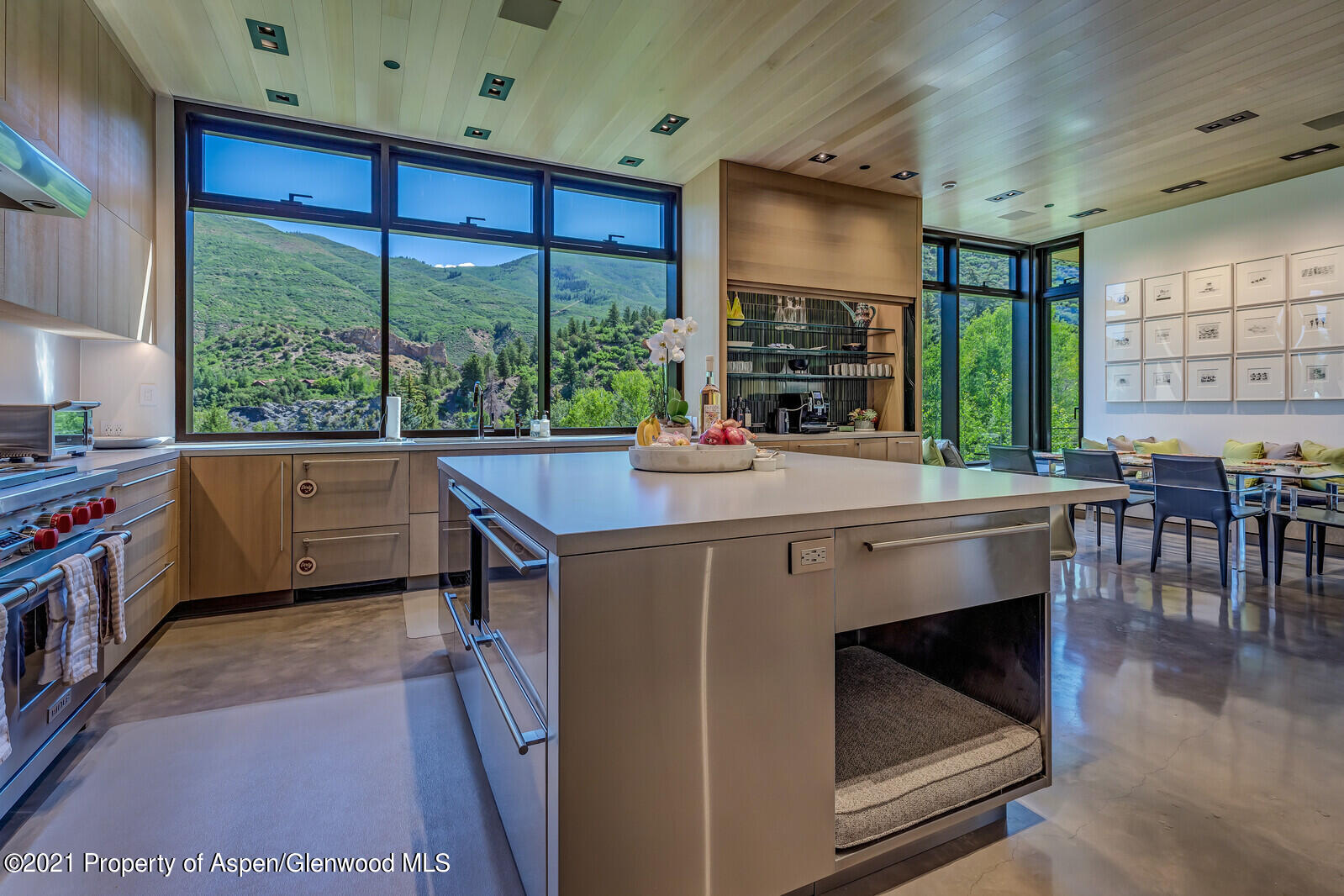 276 Coach Road Aspen, CO 81611 - Photo 16 of 68 a kitchen with a stove a sink and a refrigerator