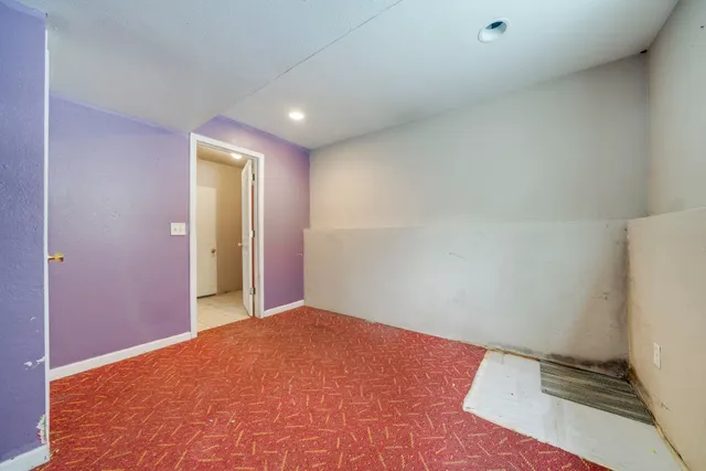 a view of empty room