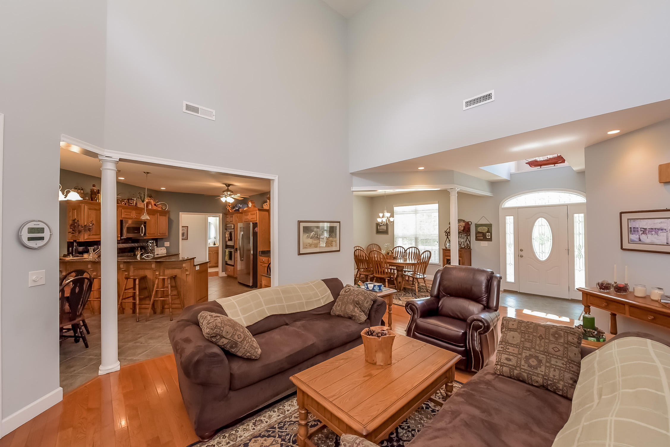 Great Room with view into Kitchen