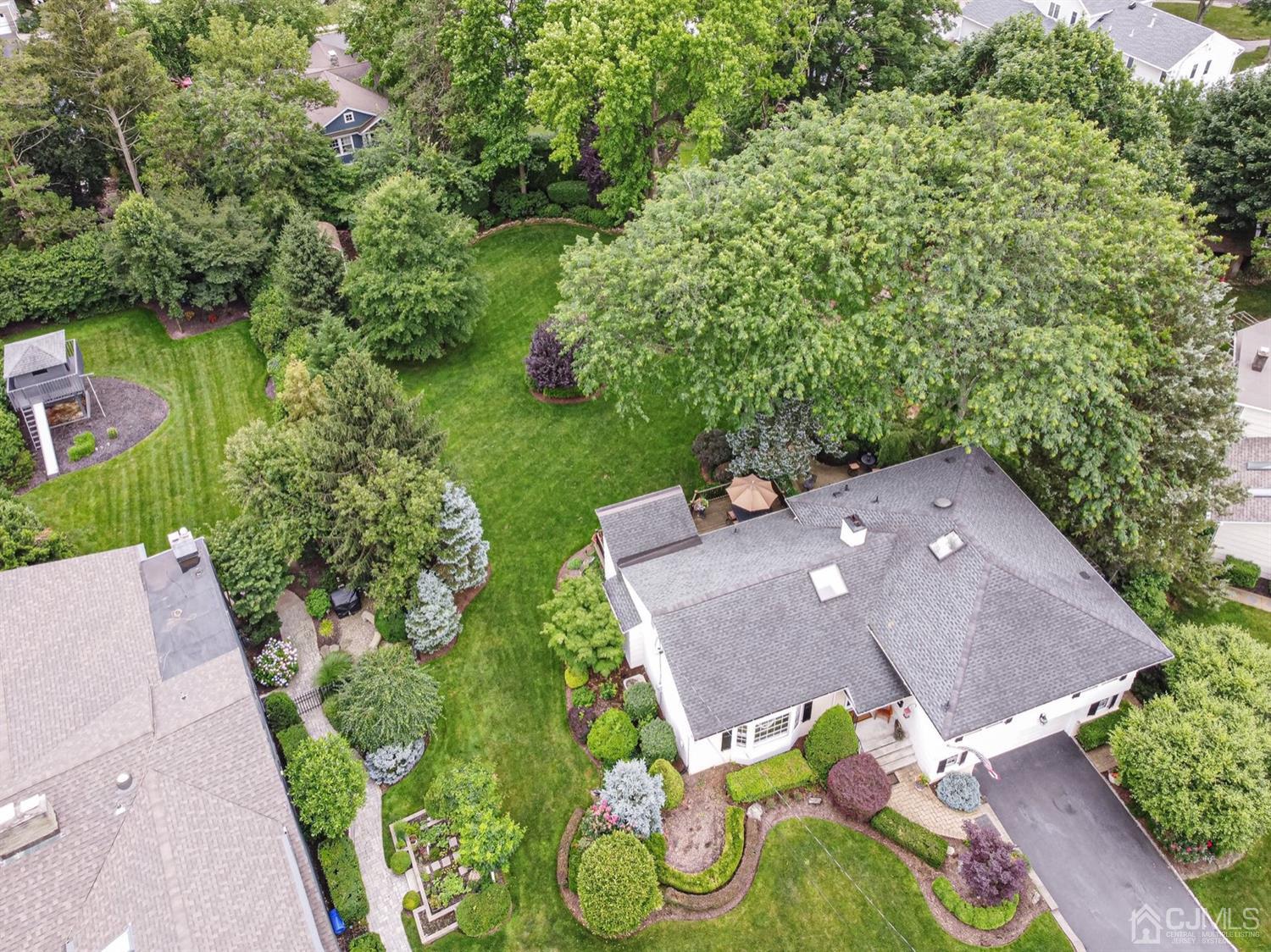 4 Moraine Road Edison, NJ 08820 - Photo 47 of 57 an aerial view of a house with yard