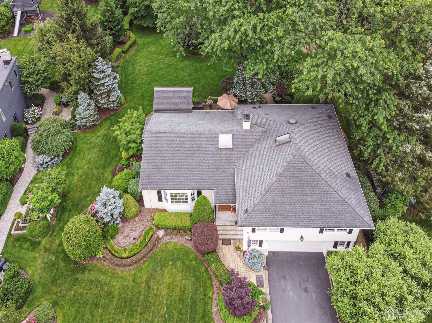 4 Moraine Road Edison, NJ 08820 - Photo 48 of 57 an aerial view of a house with yard swimming pool and outdoor seating