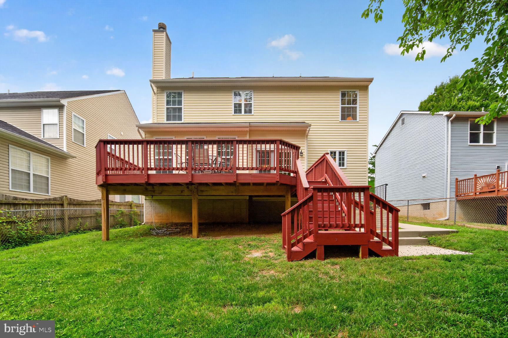 9957 Guilford Road Jessup, MD 20794 - Photo 36 of 37 Rear Yard Deck view