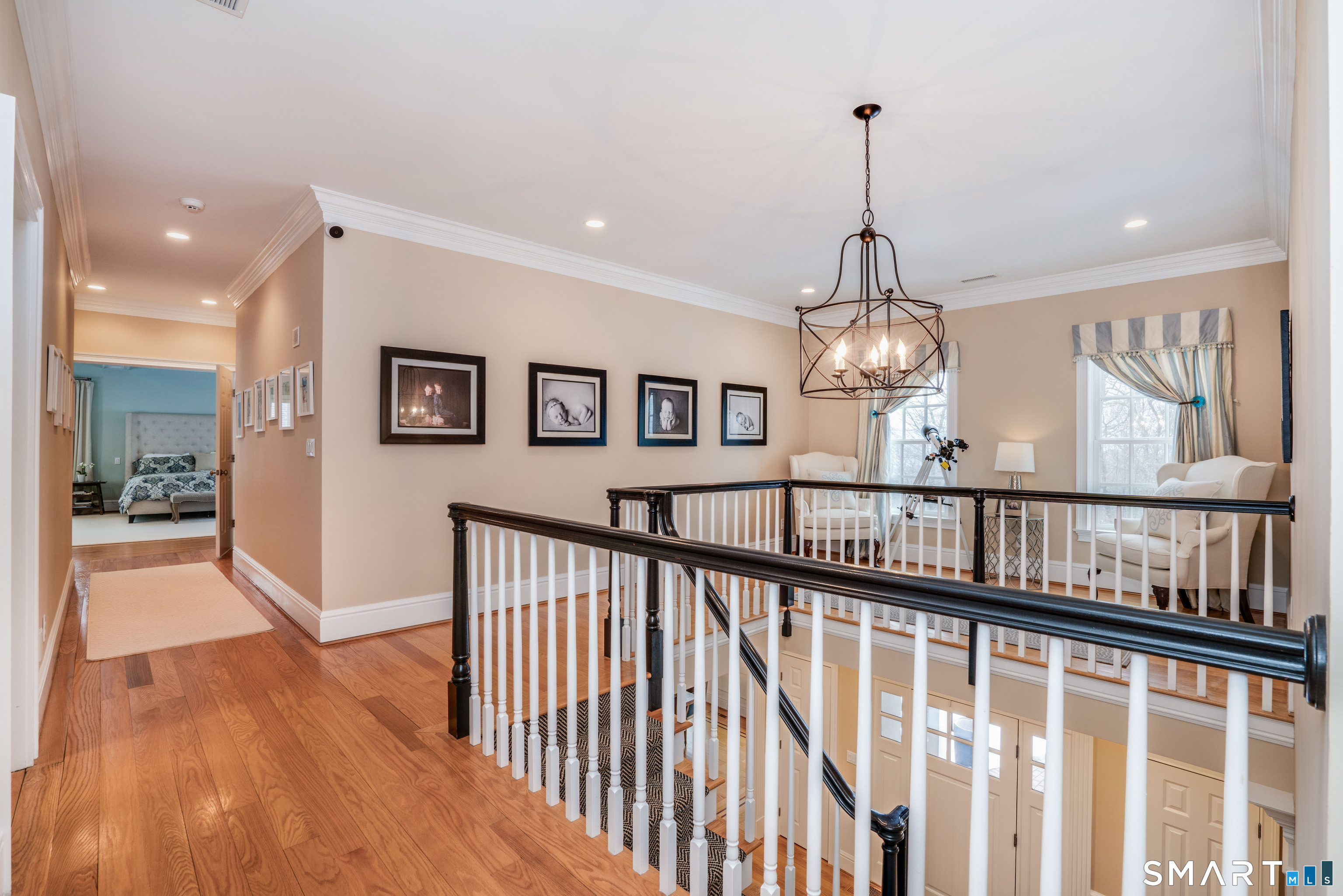 51 Westland Road Avon, CT 06001 - Photo 29 of 48 a view of a hallway with wooden floor and windows