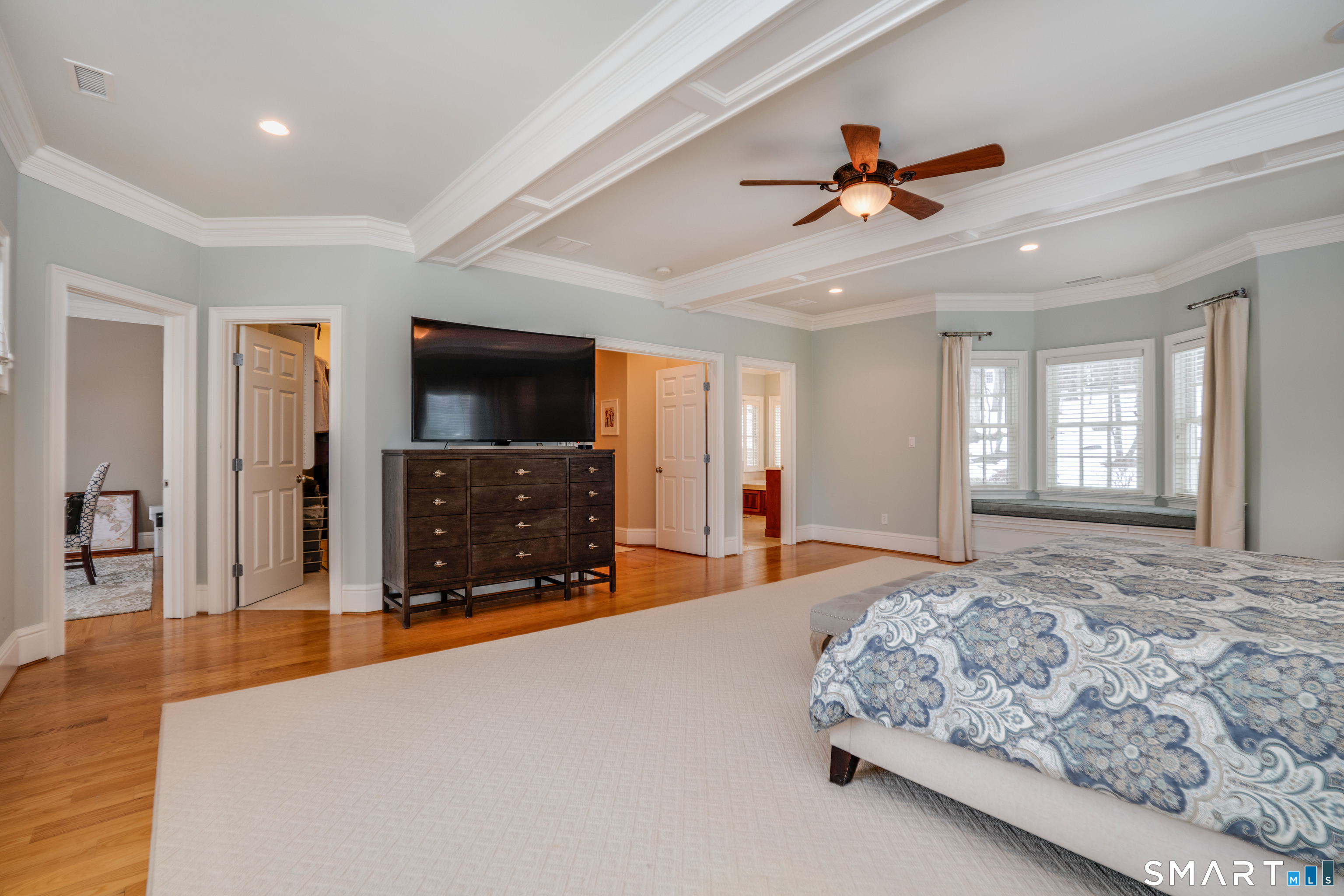 51 Westland Road Avon, CT 06001 - Photo 31 of 48 a bedroom with a bed and a flat screen tv