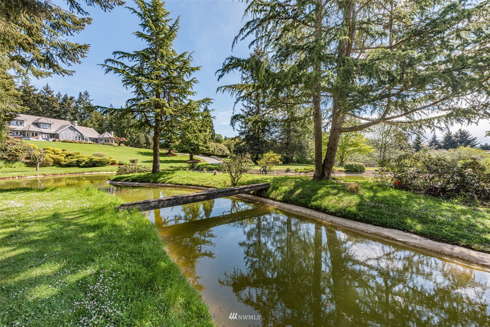 4949 Woodcock Road Sequim, WA 98382 - Photo 38 of 40 a view of swimming pool from a balcony