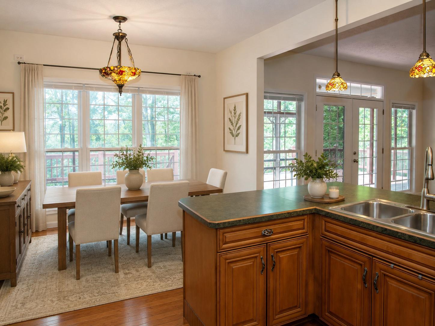 792 Forest Glen Road Moorefield, WV 26836 - Photo 4 of 146 Virtually staged kitchen and breakfast area