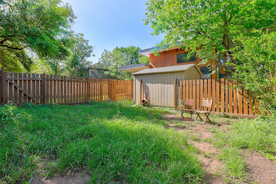 809 East 44th Street Austin, TX 78751 - Photo 26 of 40 View of yard with a fenced backyard