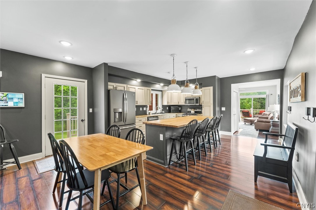 7834 State Street Road Throop, NY 13021 - Photo 3 of 36 Dining Rm to Kitchen